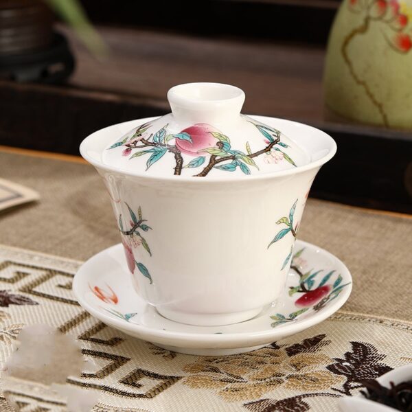 Sancai Hover Tea Cover Bowl(Chinese Tea Set)