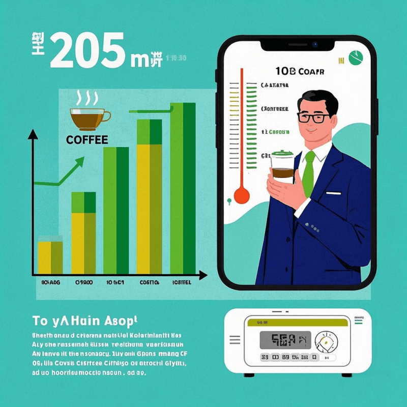 Caffeine comparison infographic for oolong tea vs drinks, featuring health tips for managing how much caffeine in oolong tea